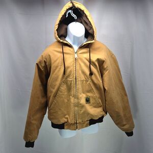 Berne Apparel Heritage Duck Hooded Active Work Jacket 48" Chest 1 Or 2X VNTG